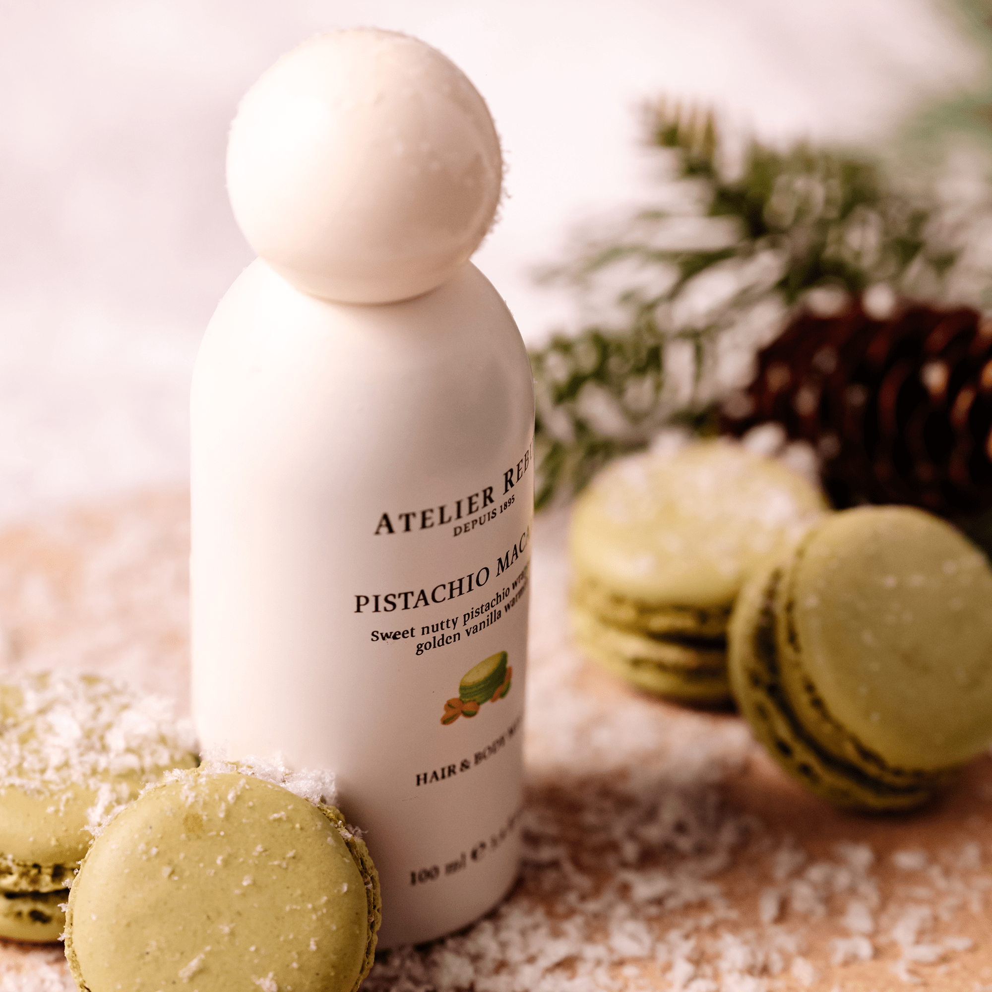 Pistachio Macaron Hair & Body Mist 100ml - Atelier Rebul