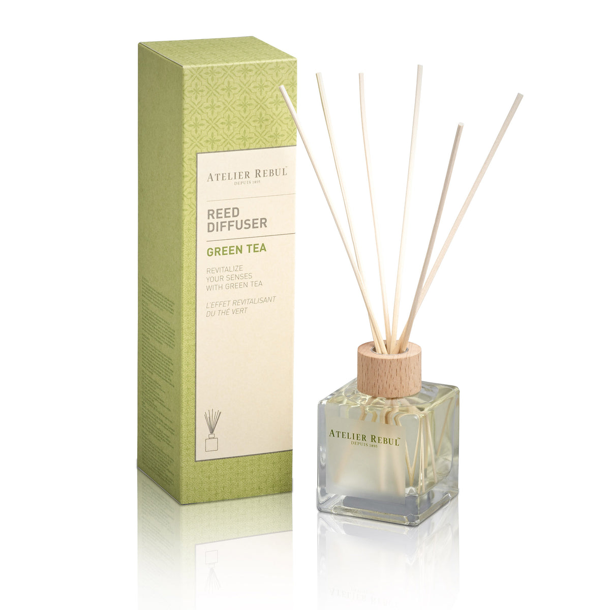 Groene Thee Geurstokjes 120ml - Atelier Rebul