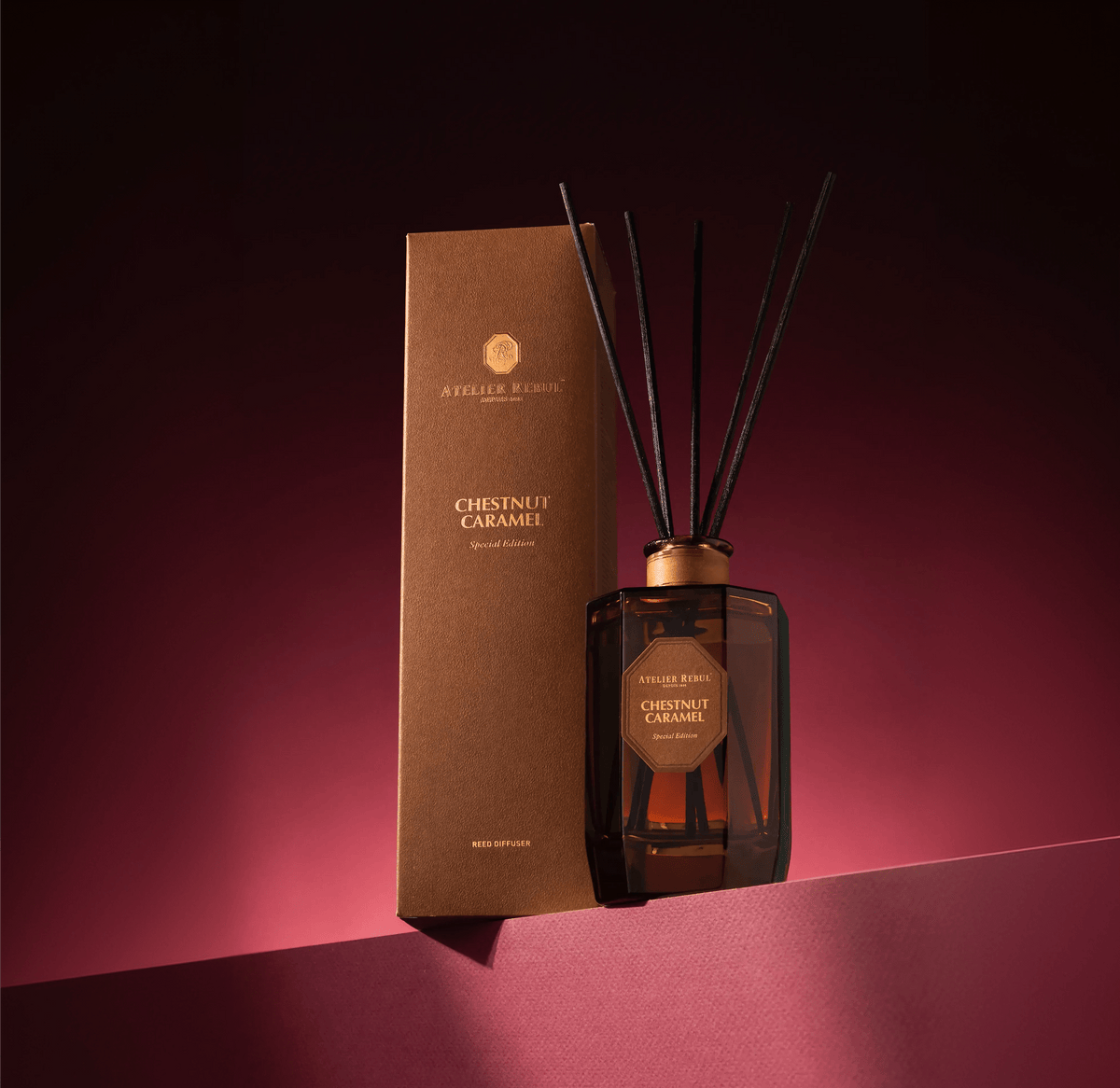 Chestnut Caramel Geurstokjes 200ml - Special Edition - Atelier Rebul