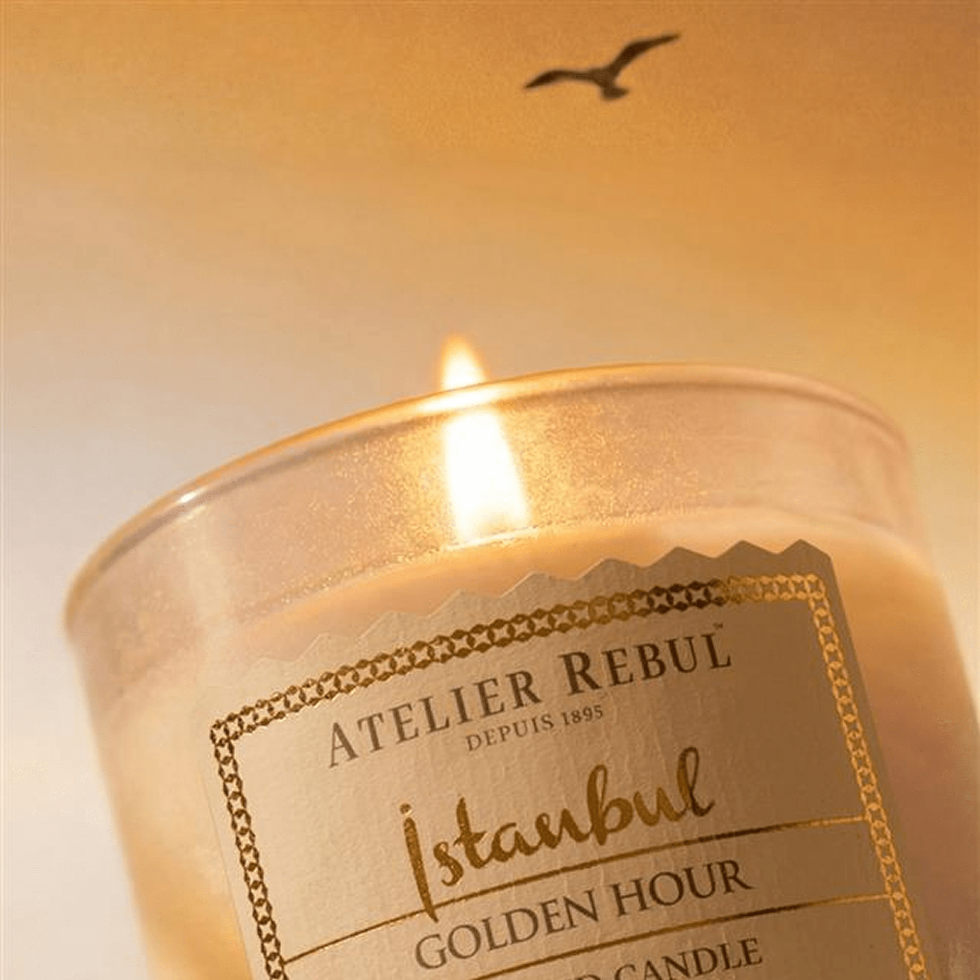 Istanbul Golden Hour Geurkaars 210g - Atelier Rebul