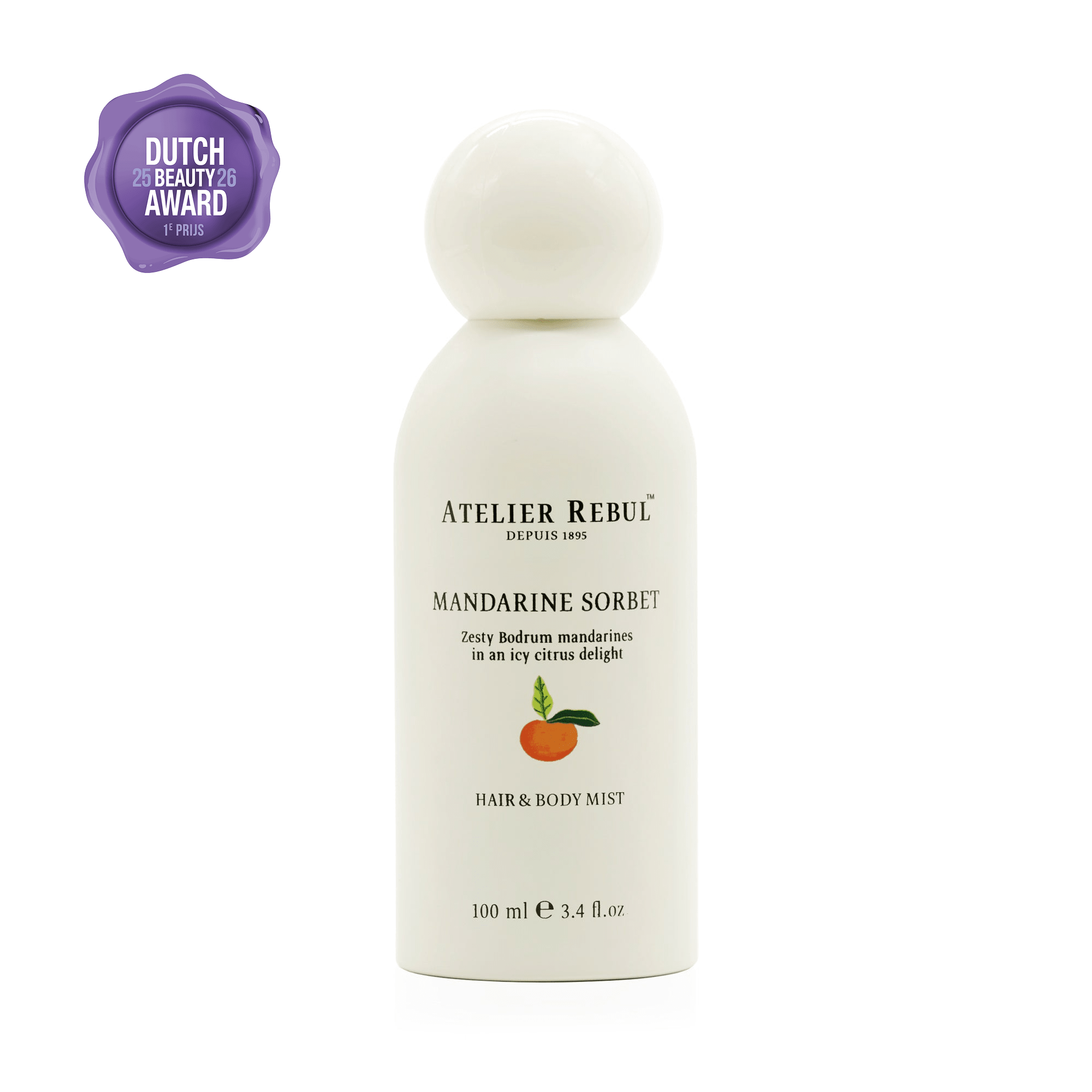 Mandarine Sorbet Hair & Body Mist 100ml - Atelier Rebul