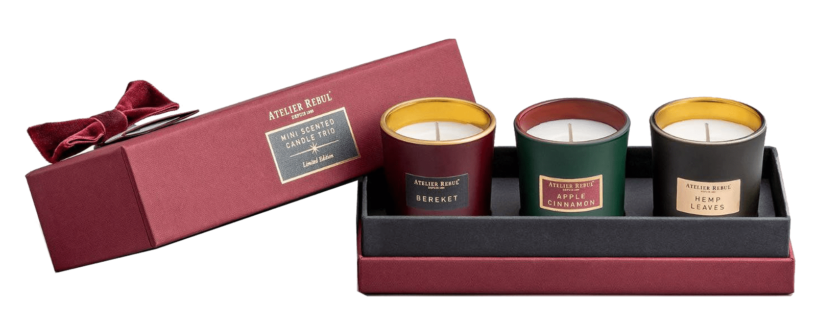 Mini trio Geurkaarsen Set - Atelier Rebul