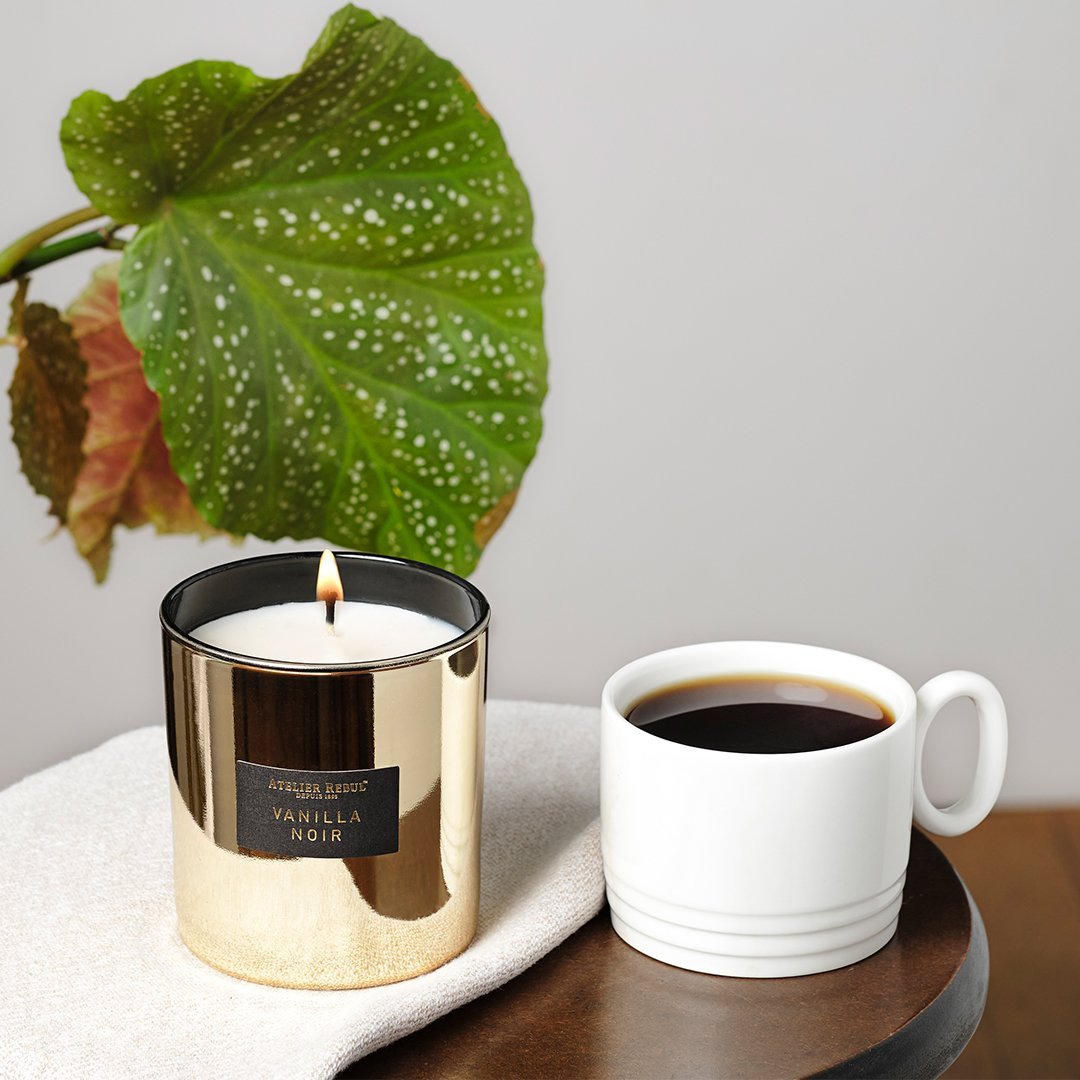 Vanilla Noir Geurkaars 210g - Atelier Rebul